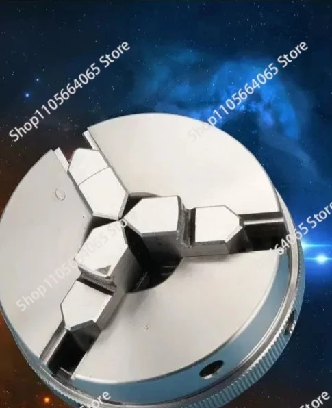 Micro Lathe Mini 65 Three-jaw Stainless Steel Chuck Household Woodworking Chuck Four-jaw   1pcs