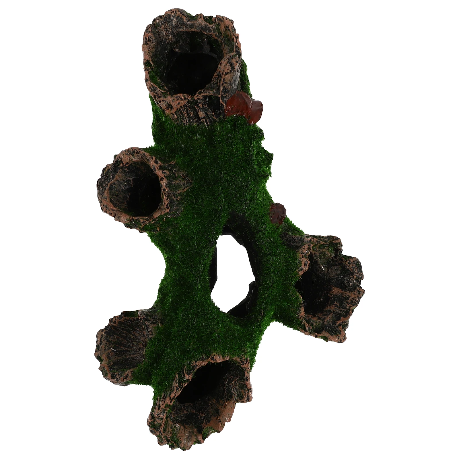 

1pc Resin Fish Hiding House Aquarium Landscape Decor Durable Simulated Natural Ornament For Tank Accessories