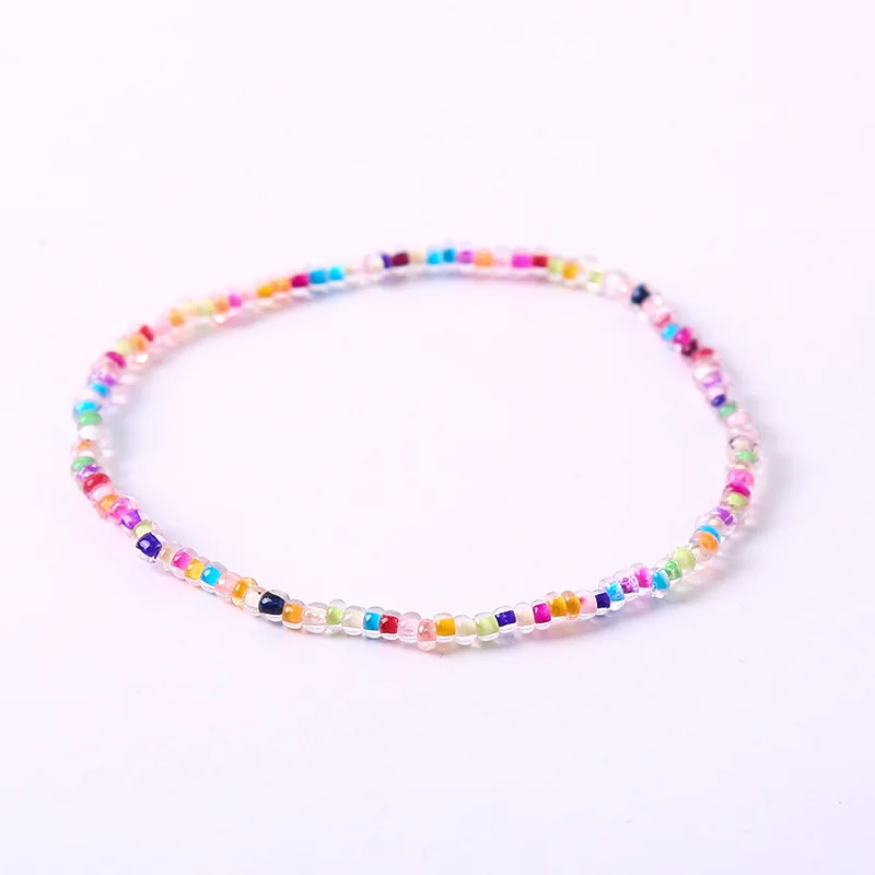 17-teiliges Set aus elastischen Armbändern mit Perlen im Boho-Stil für Damen, stapelbare, dehnbare Armreifen, bunte Boho-Strandarmbänder, handgefertigter Schmuck. – Detail 9