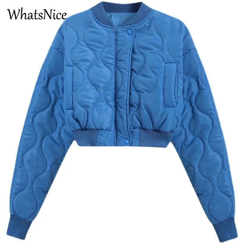 

Cheap Wholesale 2022 Winter New Fashion Casual Warm Crop Puffer Jacket Women Female Bisic Ladies Coats and Jackets Woman Parkas