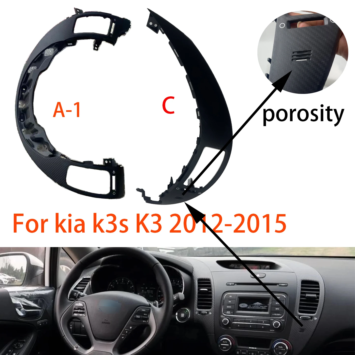 For Kia K3 Forte Cerato 2012~2015 OME 8477722002 Air conditioning outlet Middle air outlet panel Car-styling Car Steering wheel
