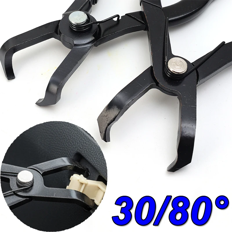 

Car Use Push Pin Pliers Remover Tool 30 80 Degree Plier for Retainer & Anchor Removal Push Pin Tool Auto Repair Tool Kits