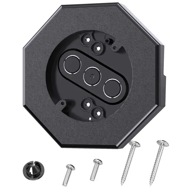 A27F-Octagon Siding Mounting Kit, 8141 Vertical Siding Lamps Mounting Plate Siding Light Blocks For 1/2Inch Lap Siding