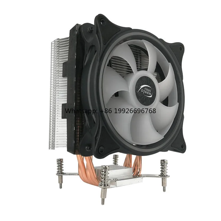 

Supplier Hot Sale 4-Heatpipe Computer CPU Cooling Fans Copper Tube Heatsink Fans 12V Computer Fan PWM 4Pin Radiator Cooler facto