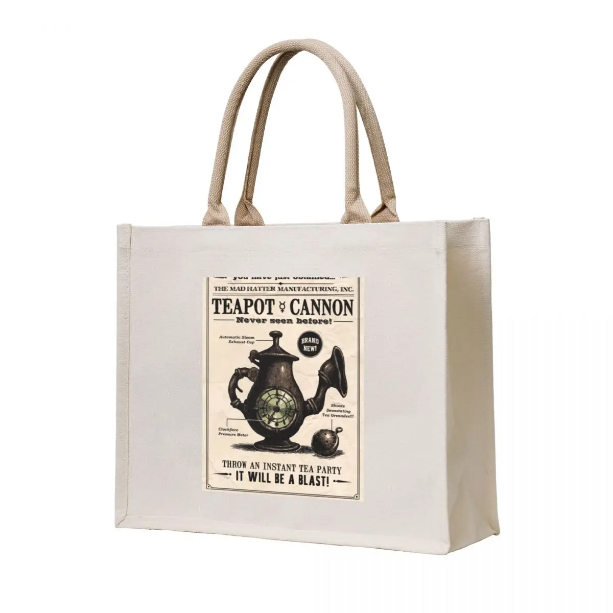 

Alice Madness Returns's Teapot Cannon Tote Bag bags luxury women bags woman 2025 tote bag women