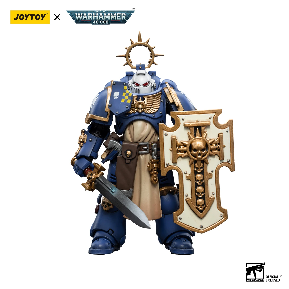 YTOY Warhammer Chain Action Figures, Bladeguard Anime Military Model, Ultramarines, 40K, 1/18, En Stock