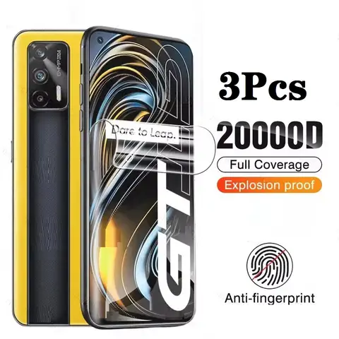 3PCS Hydrogel Film For Realme GT2 Pro GT Global Realme GT Neo Flash GT2 Explorer Master Edition Screen Protector
