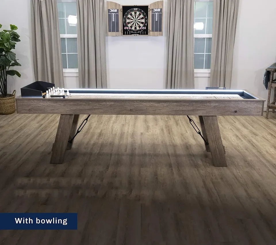 High-quality Indoor Leisure Entertainment Shuffleboard Game Dedicated 9'shuffleboard Table