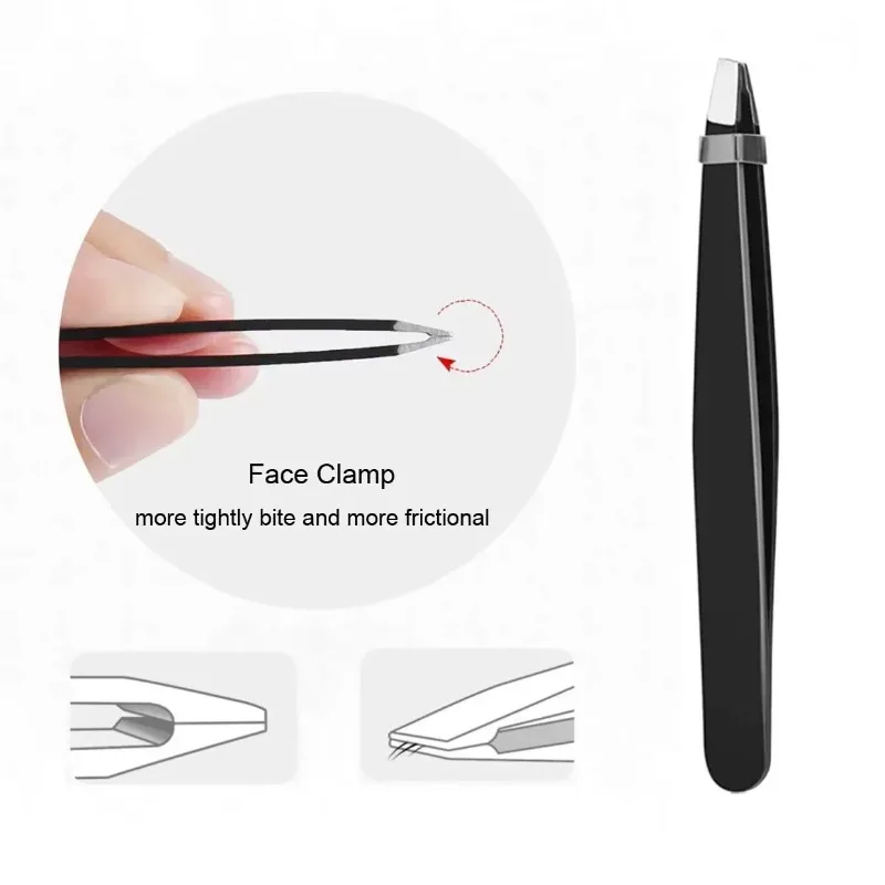 1 قطعة ملاقط الحاجب المهنية أدوات ماكياج الحاجب قرصة كماشة الملقط لملحقات الحواجب الجمال مشبك شعر مزيل