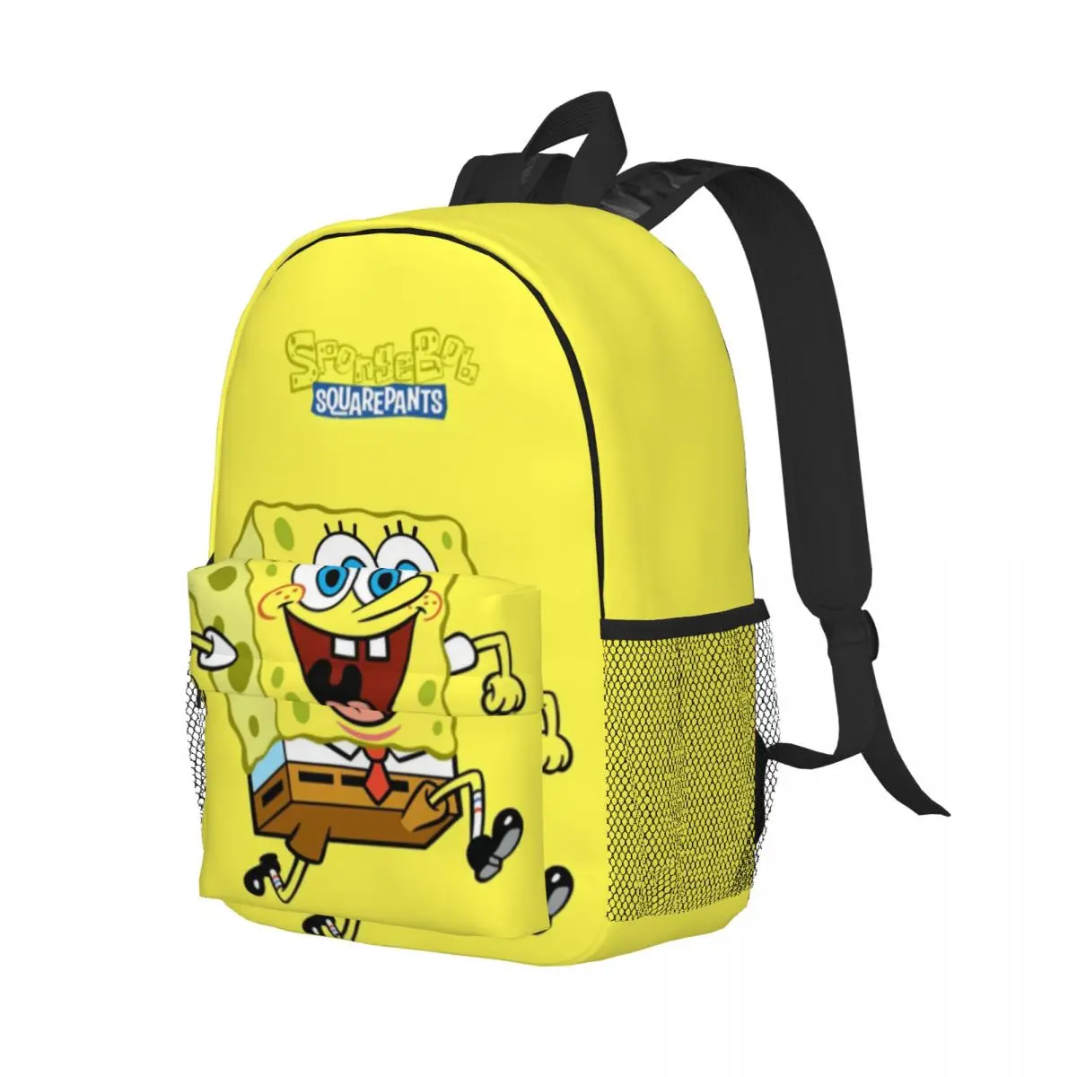 SpongeBob New Fashion High Capacity Waterproof College Backpack Trendy Laptop Travel Book Bag 15inch