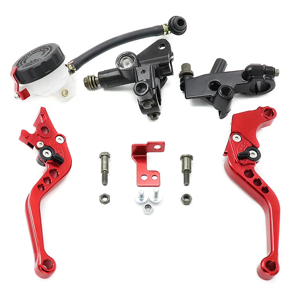 Motorcycle Motocross CNC Aluminum Hydraulic Cylinder Lever for Keeway Rkv 125 Kawasaki Zx10R Acerbis Zx6R Gsxs 750 Pit Bike