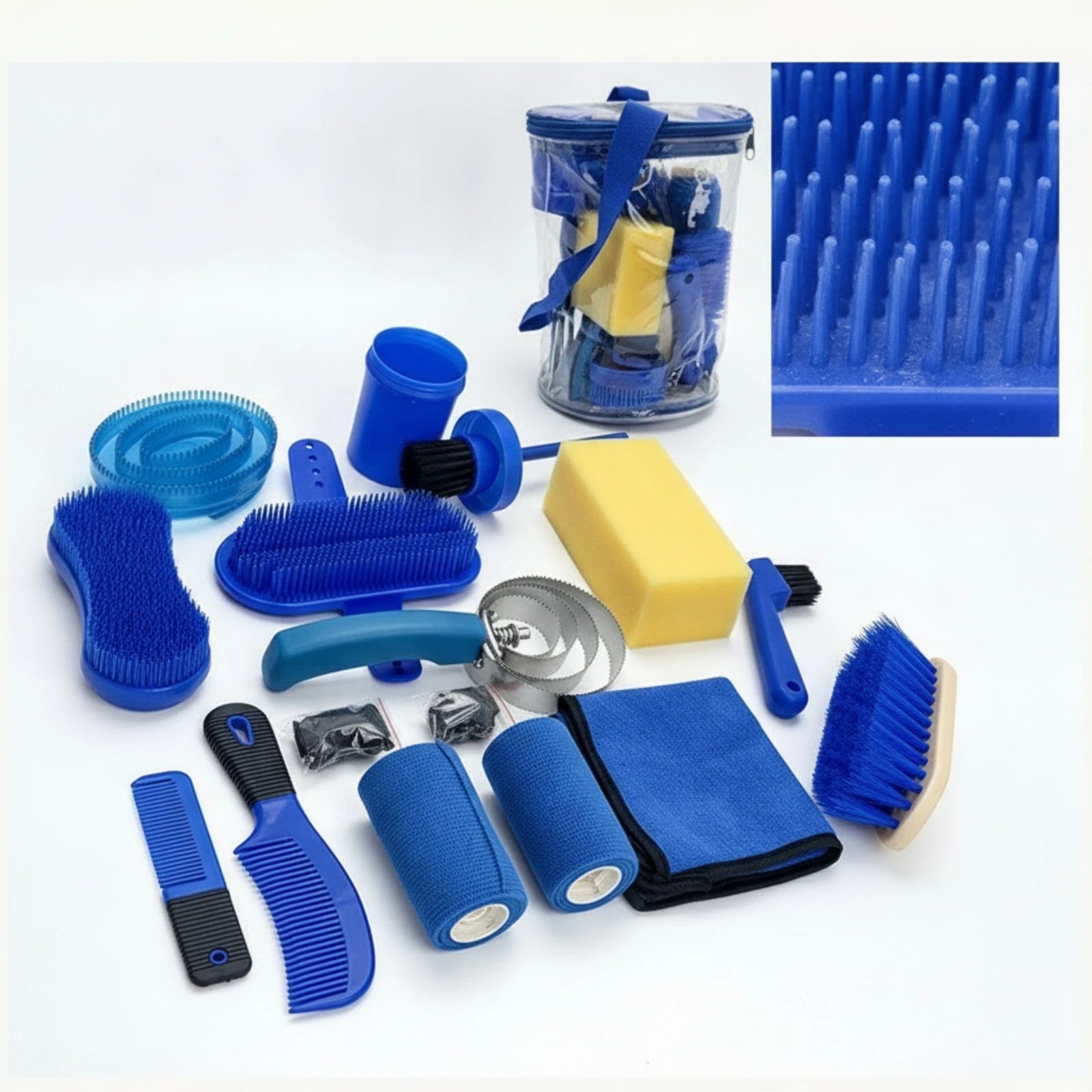 15 Pieces Horse Grooming Kit w - Grooming Kit Horse 评论和价格