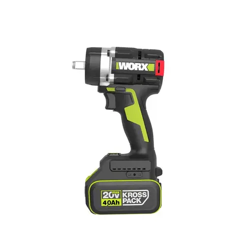 WORX 고출력 브러시리스 모터 임팩트 해머 무선 임팩트 렌치, 브러시리스 하이 토크 전동 공구 렌치, WU270 700N.m