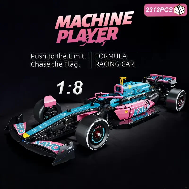 

2312PCS Technical Classic Performance Racing Car Building Block DIY Assembly Toys Collectible Model Car Construction Boys Gifts