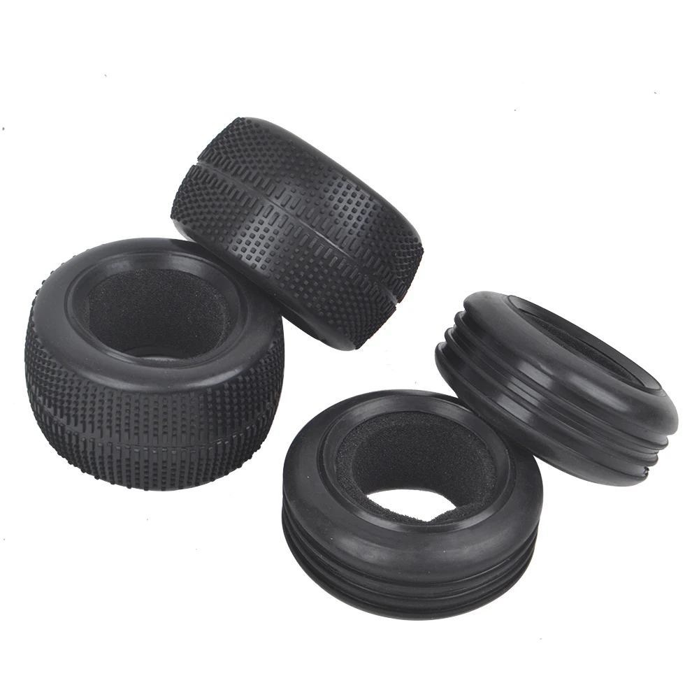 Front Rear Soft Tires for Tamiya DT02/DT01/DF02/DT03/TD2/DN01/Rising Fighter 1/10 2WD Buggy Car