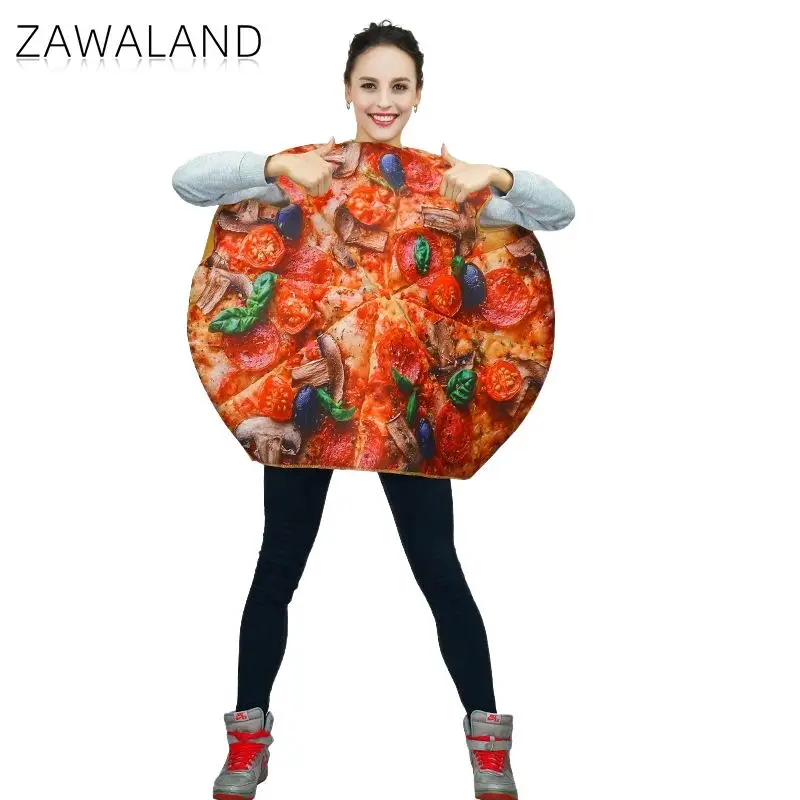 Halloween Easter Adult Pizza Parody Cosplay Costume Men Women Suit Carnival Holiday Party Funny Food Performance Clothes