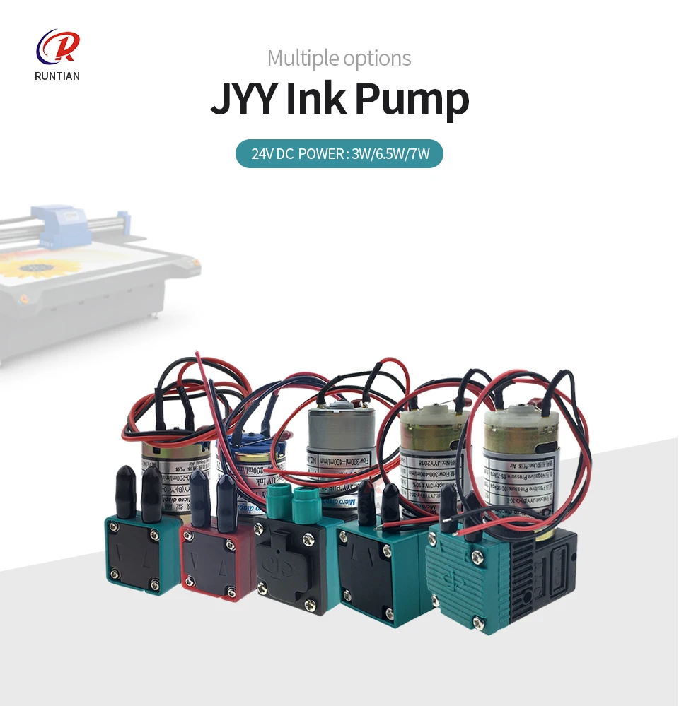 3W 6,5W Mikro-Membranpumpe Original JYY Lösungsmittel-/UV-Tintenpumpe JYY(B)-Y-10-I JYY*PUA-10 JYY(B)-Y-30-I JYY*PUB-30 JYY(B)-Q-30-I – Detail 2
