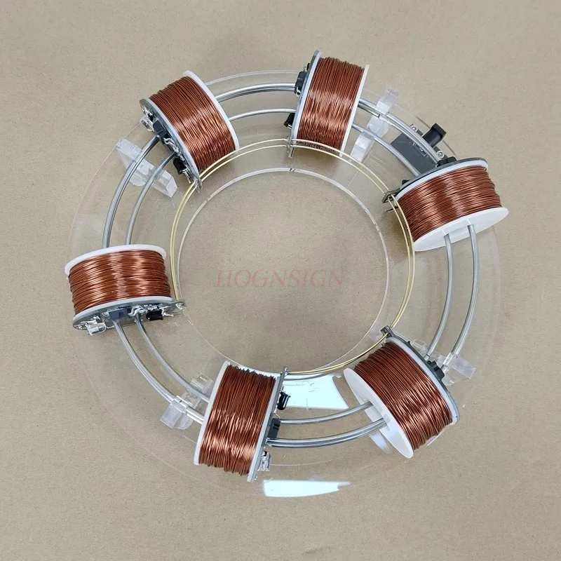 physics Electromagnetic cyclotron ring accelerator scientific experimental equipment novel and exotic physics homemade teaching