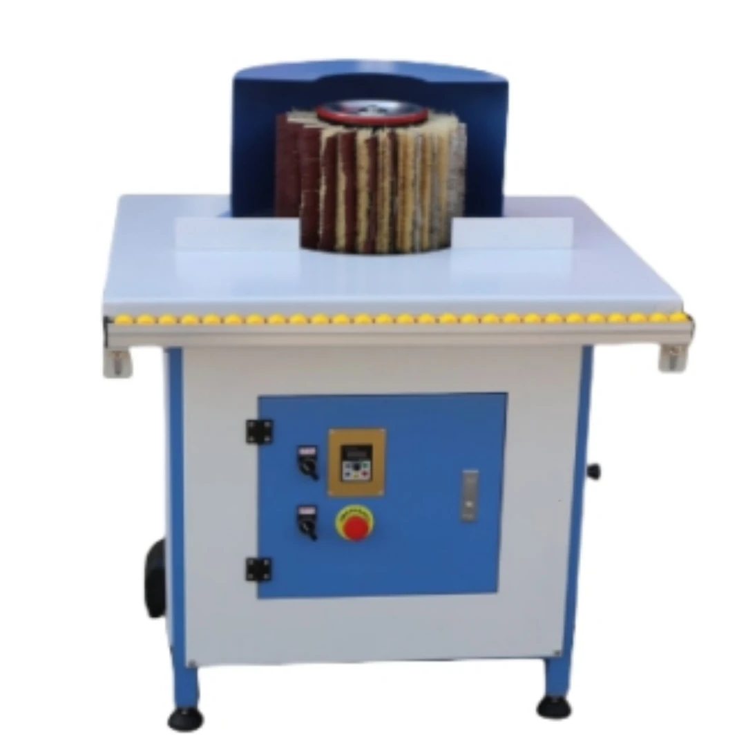 Woodworking MDF Solid Wood Cabinet Door Side Frame Manual Sanding Polishing Drum Sander Machine