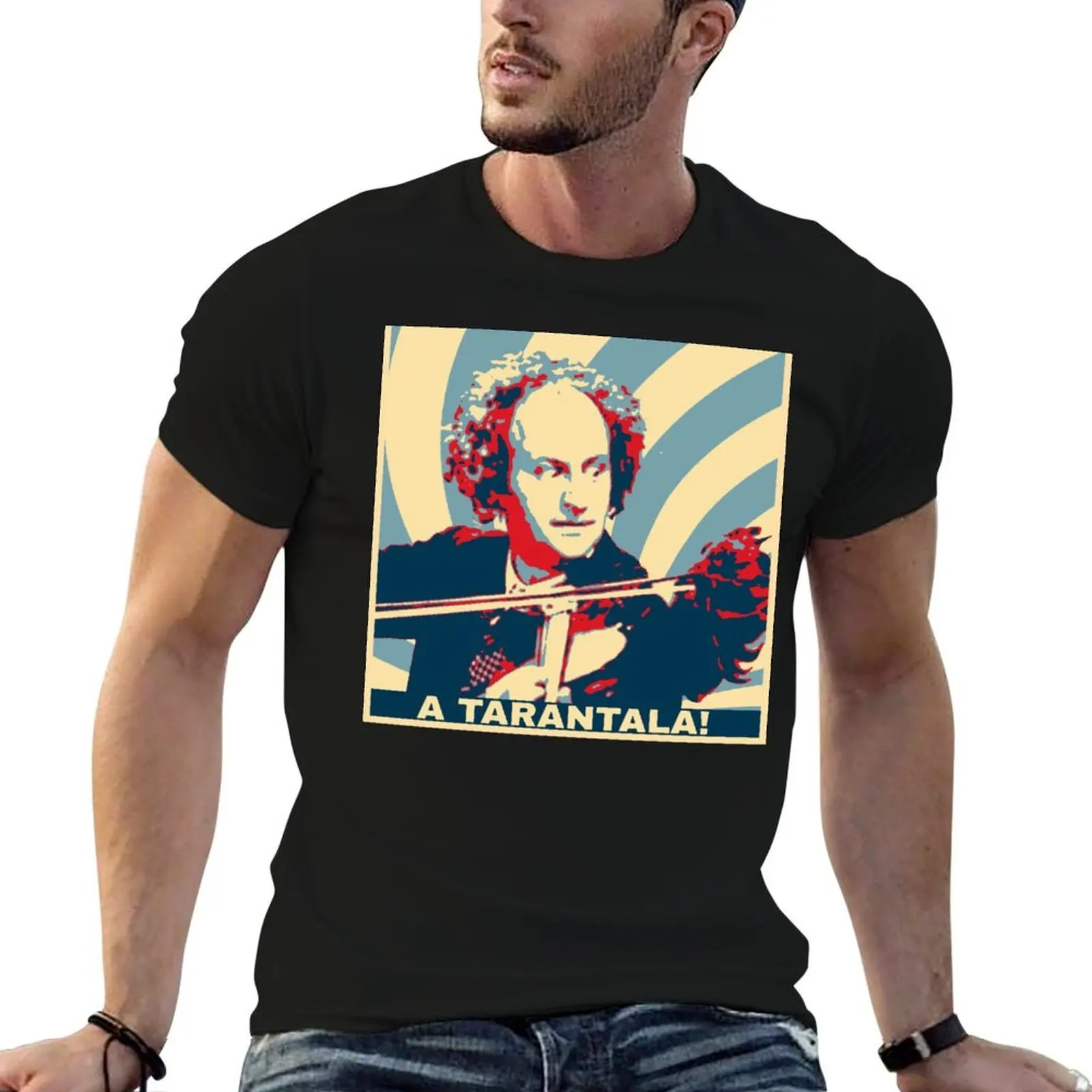

3 STOOGES,LARRY FINE,TARANTALA T-Shirt man t shirt designer t shirts with prints T-Shirt