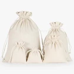 Sacs à cordes de proximité de stockage de haute qualité, cadeau de Noël, petites poudres GT, sacs en coton pour l'organisation à la maison, sac de riz, 1PC