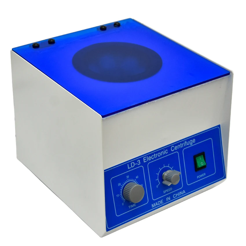 LD-3 Laboratory Centrifuge 50ml × 6 Tubes 4000rpm Electric Blood PRP Centrifuge Centrifugal 2770xg Centrifugal Force 110V / 220V