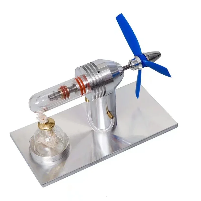 Hot Air Stirling Engine Experiment Model Electric Generator Physical Educational Mini Engine Toy Collection