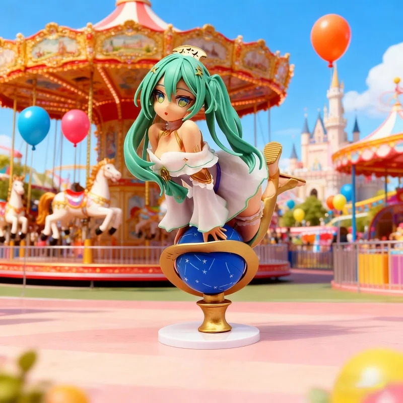 الإصدار. هاتسون ميكو أنيمي الشكل Kawaii غلوب فتاة عمل الشكل الكبار جمع نموذج سطح المكتب زخرفة دمية لعبة للطفل هدية #3