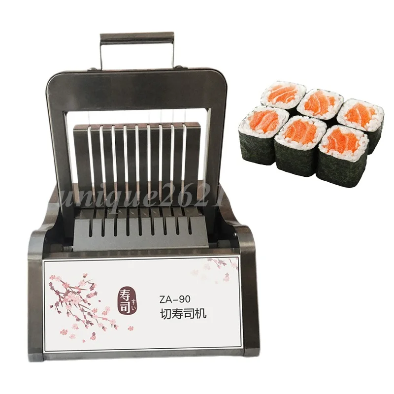 Máquina cortadora de rollos de Sushi de alta calidad, cortadora de Sushi más vendida, herramienta de corte de rollos de Sushi de arroz japonés para barra de aperitivos