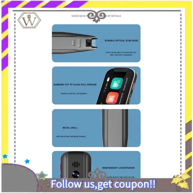 Neuer Scan Reader Pen Translatorand Reading Pen Instant Text Scanning Reading Translator Pen