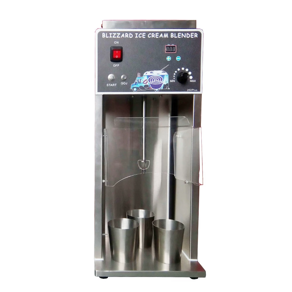 

XEOLEO Commercial Ice Cream Mixer 750W Frozen Yogurt Mixer Milkshaker Flurry Ice Cream Maker Milk Shaking Machine Timing 8000RPM