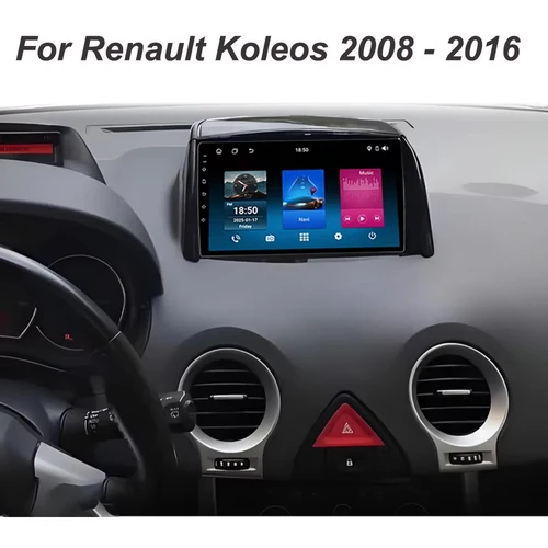 Imagen 2 del producto Para Renault Koleos 2008 - 2016 Carplay inalámbrico Android Auto Multimedia estéreo Radio de coche reproductor de vídeo navegación GPS BT NO 2din