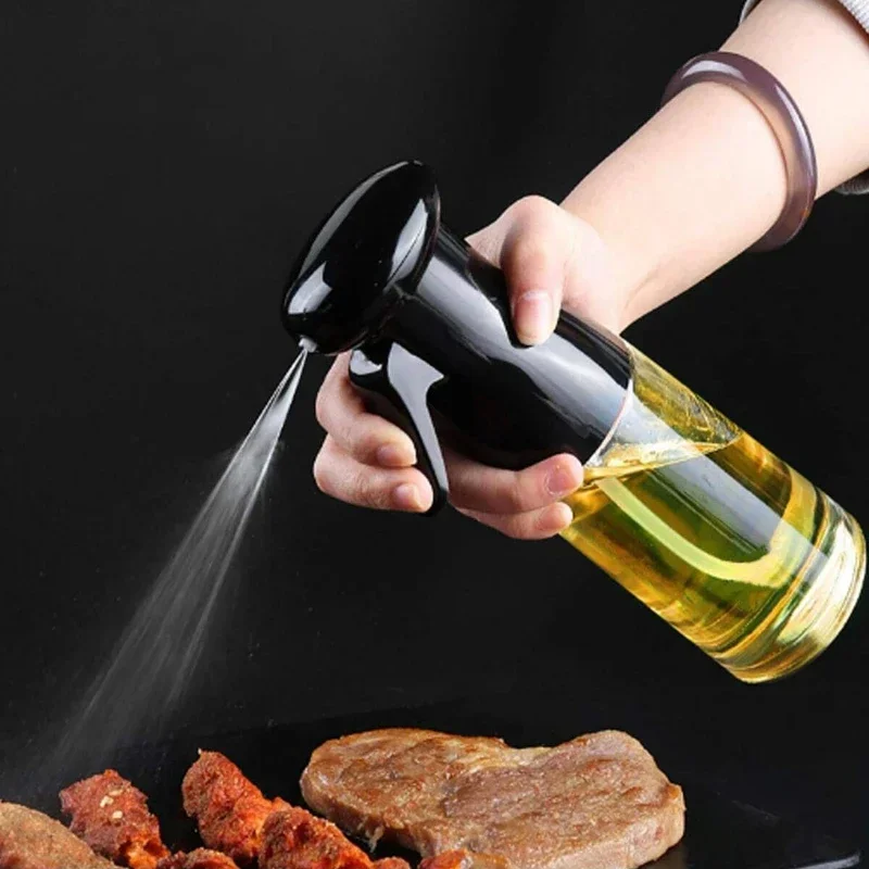 1PC Air Pressure Oil Sprayer Bottle Kitchen Oil Control Bottle Bbq Olive Oil Sprayer