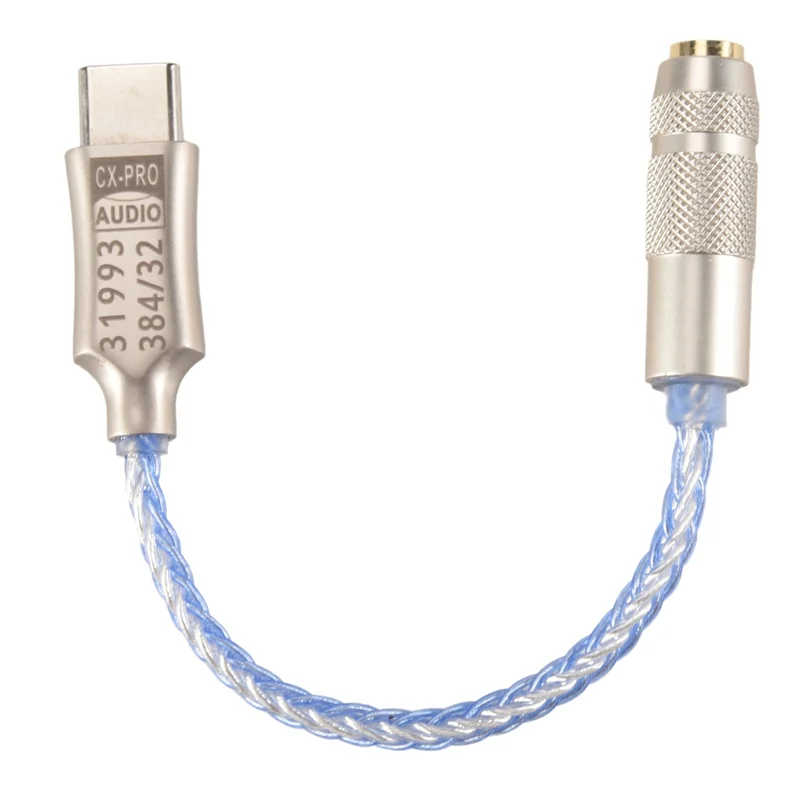 Type-C To 3.5Mm Adapter Hifi Digital Headphone Amplifier CX31993 Chip DAC Audio Decoding Cable For Android Win10-BCBW