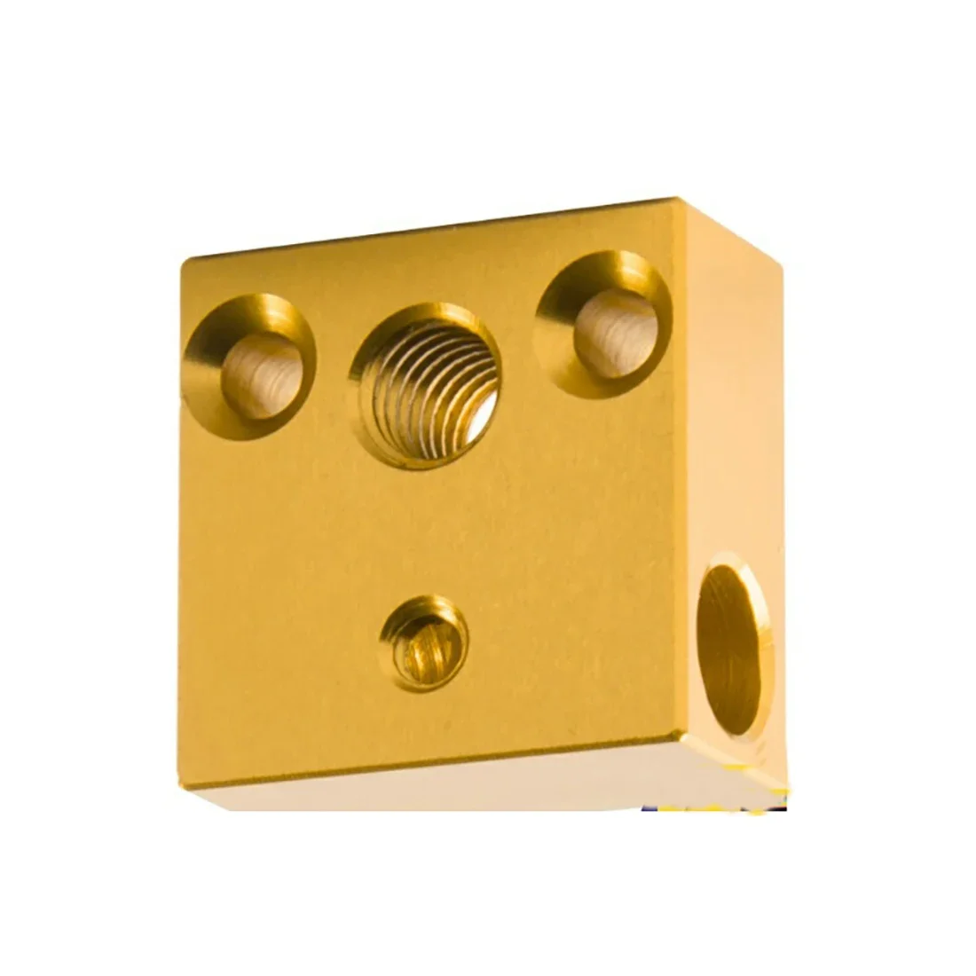 3D printer accessories suitable for CR-10/Render3 heating block 20 * 20 * 10mm aluminum gold heating block