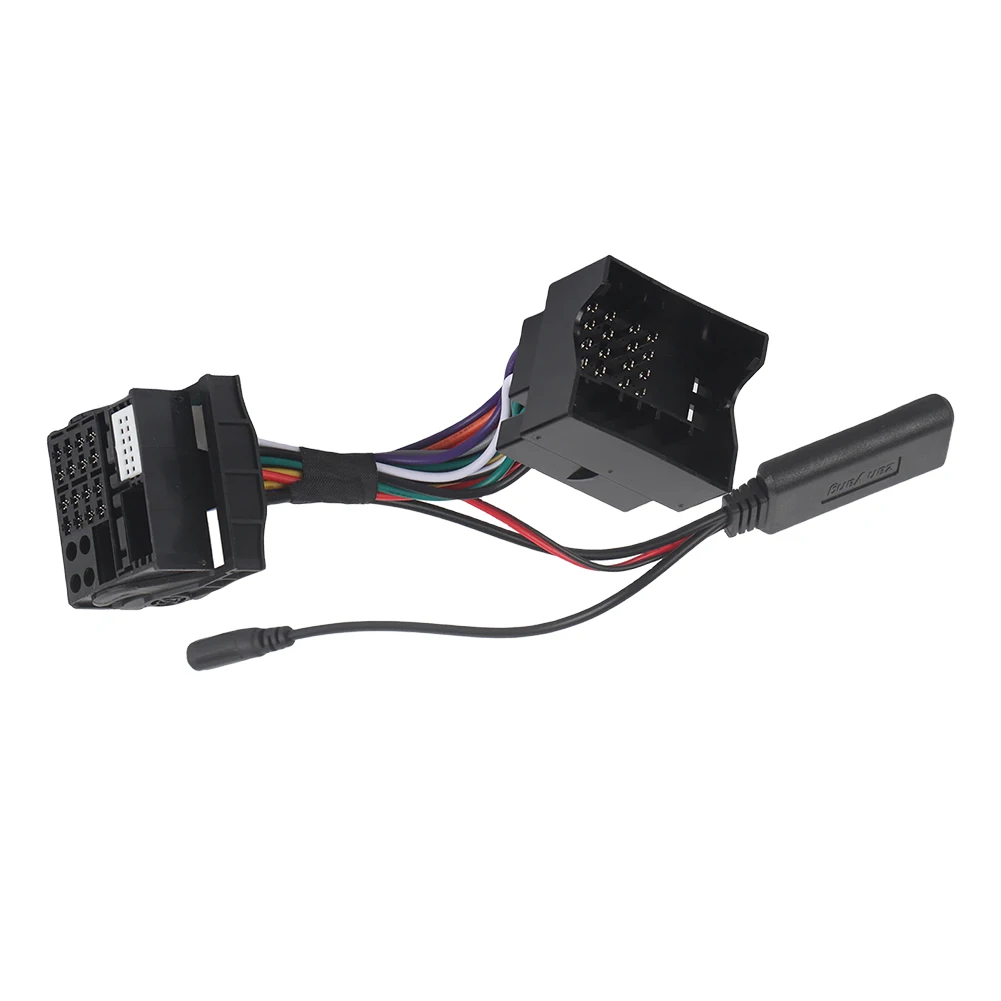 Dispositif Audio et musique pour autoradio, adaptateur de lecteur Audio, connecteur de faisceau de câbles pour VW Passat Jetta Touran, compatible Bluetooth