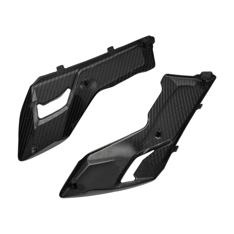 A82M-Side Cover Black Battery Compartment Guard Protectors Left Right Fit For Surron Ultra Bee Electric Dirt Bike Accessories