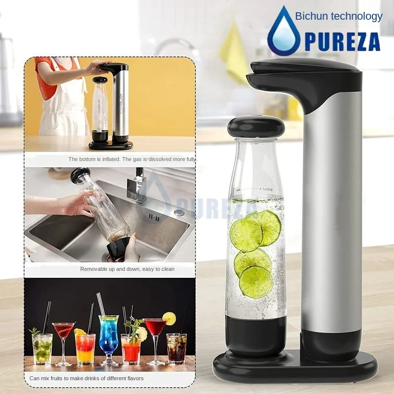 Distributeur d'air portable pour fabricants de soda, distributeur de soda, pas besoin de brancher des boissons satisfaites pour gonfler la base