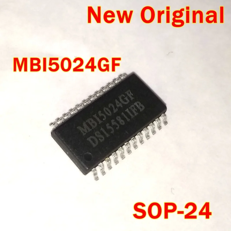 

MBI5024GF SOP-24 New and Original 16 constant-current output channels Staggered delay of output MB15024GF
