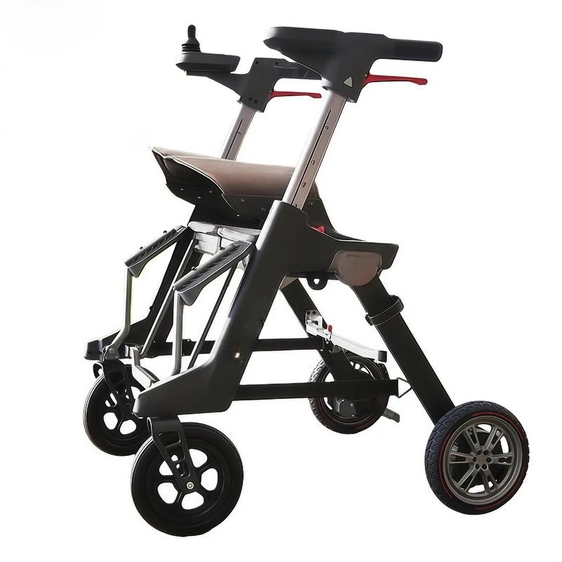 Electric walker for the elderly Electric scooter for the elderly Electric wheelchair Small car folding four-wheeler