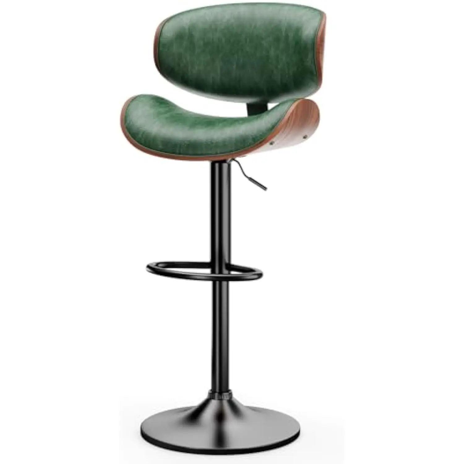 

Bar Stool Swivel Adjustable Barstool for Kitchen Islands Counter, Modern Upholstered Bar Chair, Comfortable PU Leather Bar Stoo