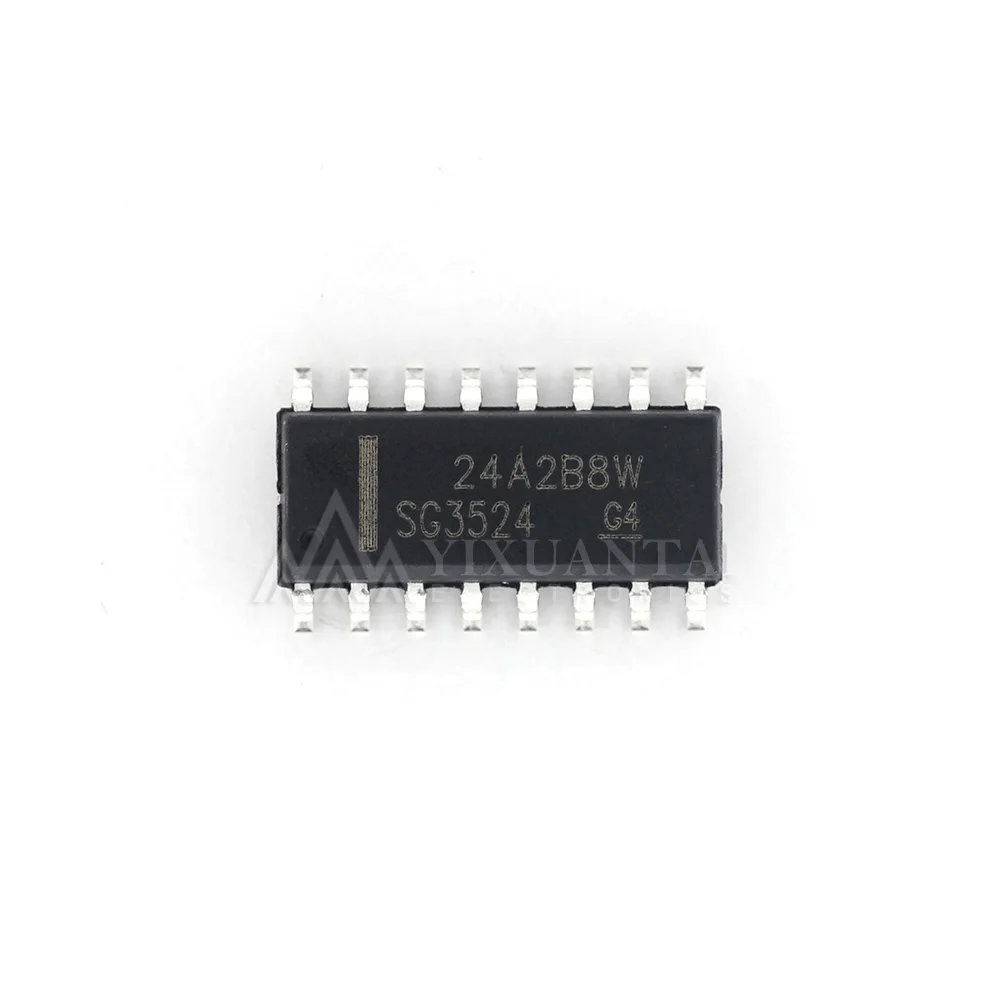 10pcs/lot SG3524N SG3524DR Original Genuine Voltage Mode PWM Controller IC DIP-16 Package Power Management  SG3524 SOP