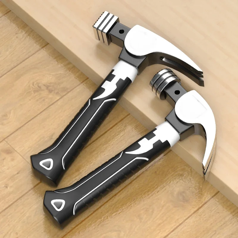 Mini Claw Hammer with Magnetic Nail Holder - Durable, Non-Slip, Shockproof, Ideal for Carpentry, DIY & More