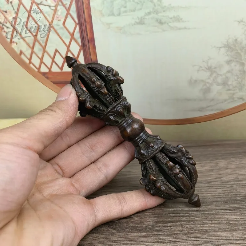 Antique Nine-Striped Magic Artifact Vajra Demon Subduing Pestle Home Desktop Ornaments