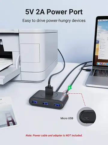 UGREEN USB 3.0 хаб 4 портов