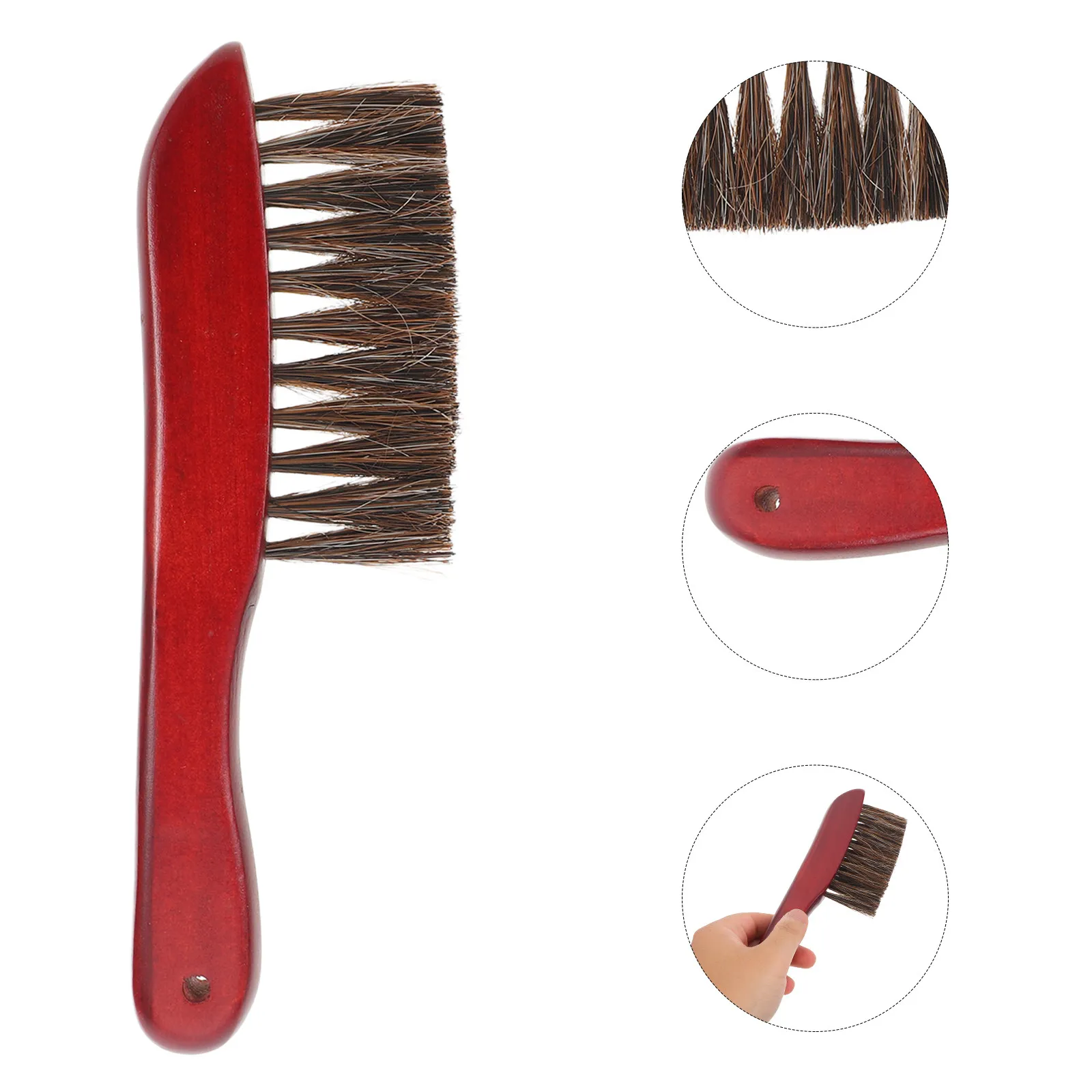 

Профессиональная щетка для чистки бильярдных столов с мягкой щетиной из конского волоса, эргономичная деревянная ручка для глубокой очистки фетра бильярдных и снукерных столов