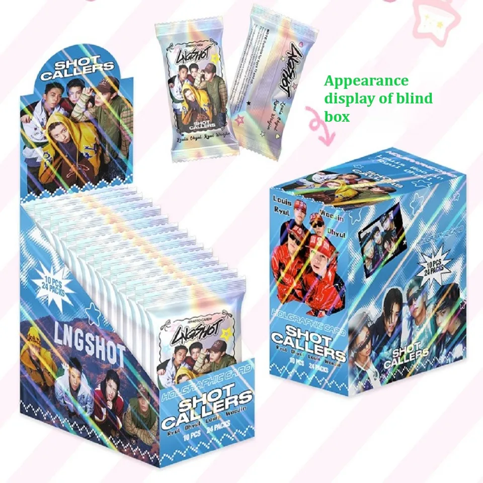 NEW Kpop 240Pcs/Box LNGSHOT Blind BOX Cards Random 10PCS