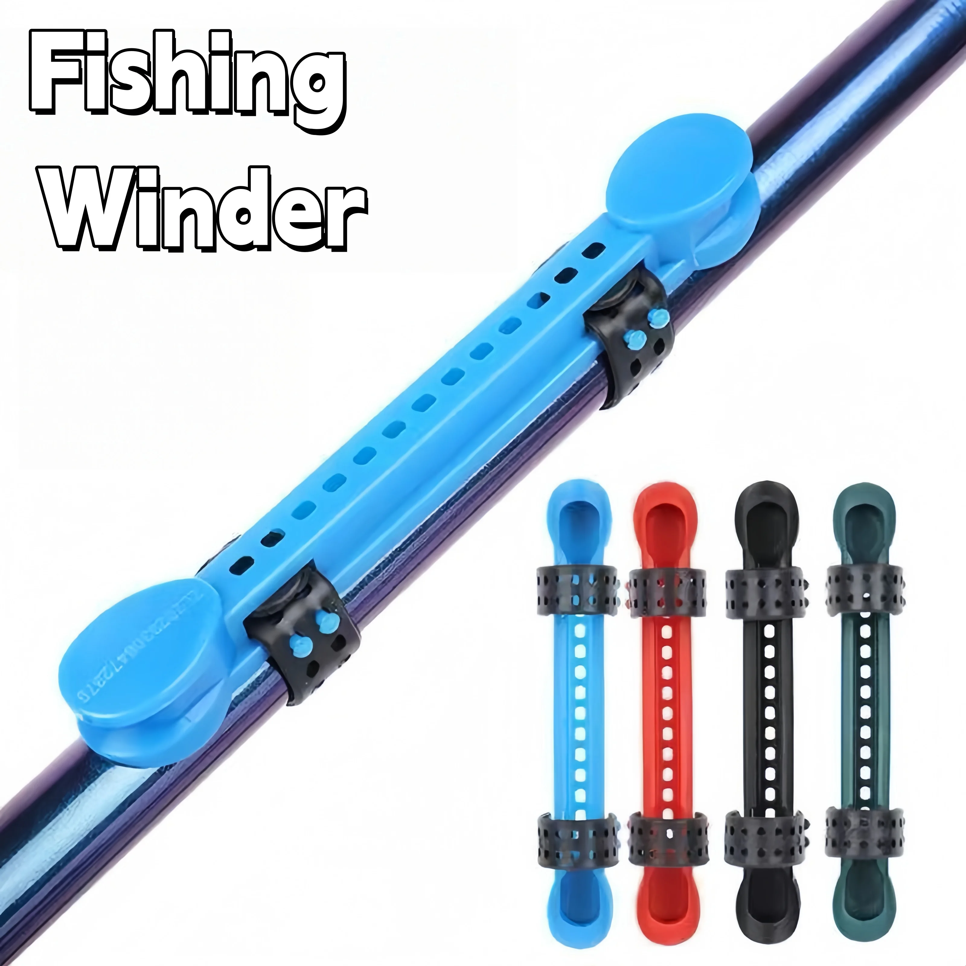 1/5Pcs Fishing Line Winder Quick Spooler Adjustable Plastic Reel Holder for Rod Tackle Organizer