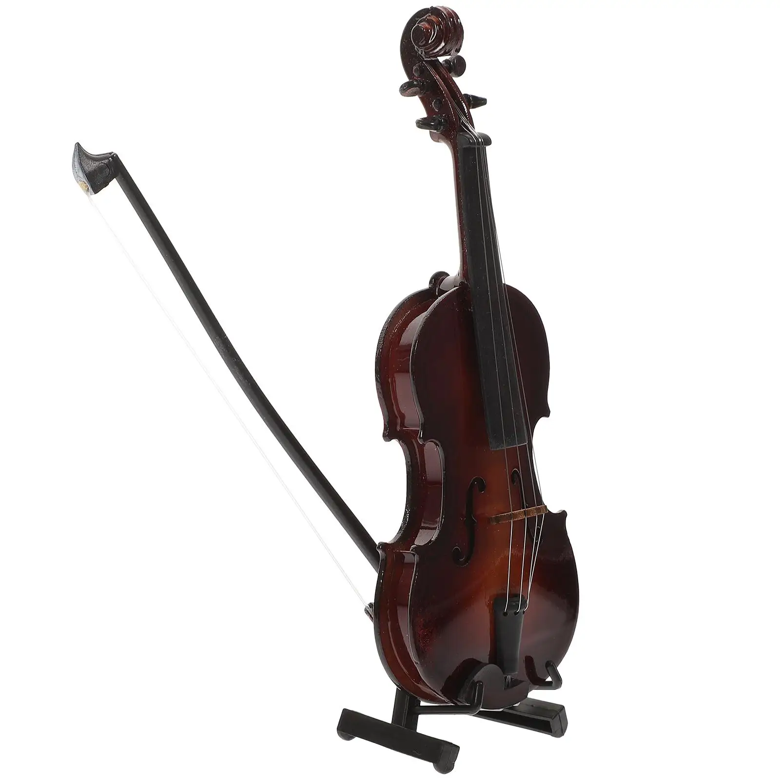 

Violin Model Holiday Instrument Ornament Music Decor Hanging Adornment Simulation Shape