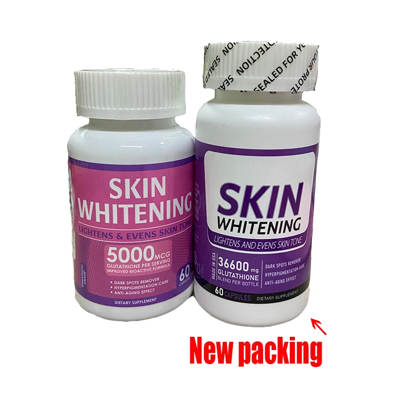 2 Bottle of 36600mg Capsules and 5000mg   Natural  Skin Face and Body